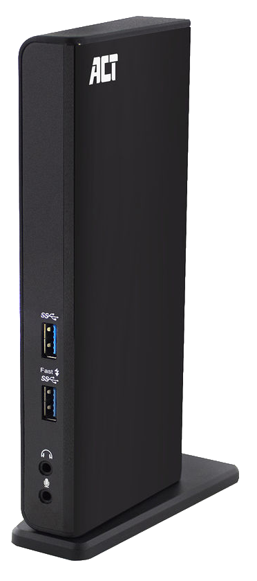 ACT USB Type-C dokkoló állomás, 2xHDMI, RJ45 Gigabit LAN, 2xUSB 3.2, 4xUSB 2.0, audio (AC7049)