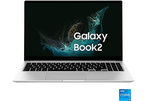 SAMSUNG Galaxy Book2, 15,6 pollici, processore Intel®, INTEL Iris Xe Graphics, 8 GB, Silver