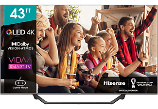 HISENSE 43A7GQ 4K UHD Smart QLED televízió, 108 cm