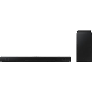 Barra de sonido - Samsung HW-B530/ZF, Bluetooth, Dolby Audio / DTS Virtual:X, Subwoofer Inalámbrico, Modo Juego, Voice Enhancer, Negro