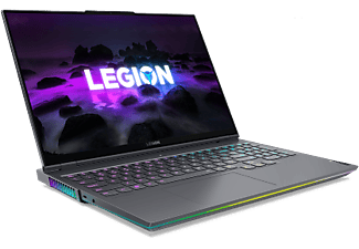 Portátil gaming - Lenovo Legion 7 16ACHg6, 16" WQXGA, AMD Ryzen™ 9 5900HX, 32GB RAM, 1TB SSD, GeForce®RTX™ 3080, Sin sistema operativo