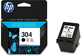 HP 304 Siyah Orijinal Mürekkep Kartuşu, N9K06AE