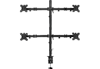 ACT asztali monitor tartó állvány 4 db monitorhoz, max 32" és 8kg, VESA (AC8304)