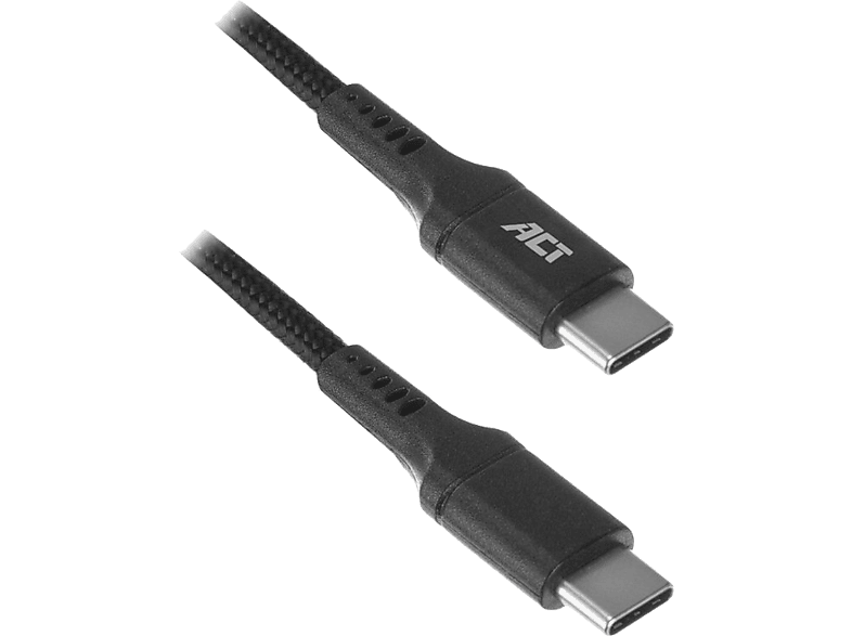 ACT USB Type-C összekötő kábel, max 60W, 1 méter (AC3096)