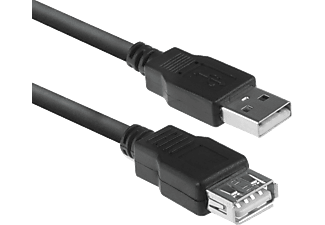 ACT USB 2.0 hosszabbító kábel, apa-anya, 3 méter (AC3043)