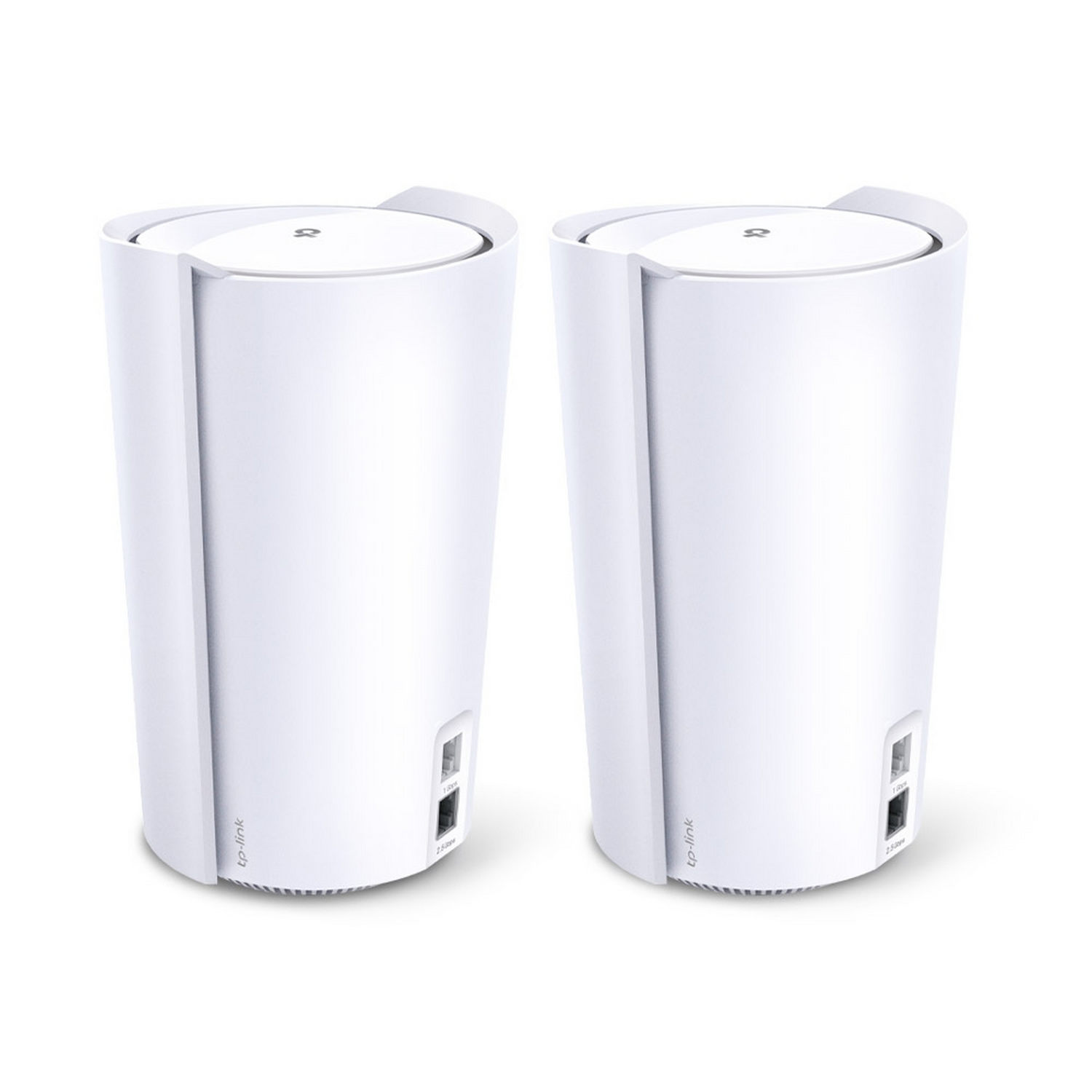 Router - TP-Link X90, Pack de 2, 2 Puertos Ethernet, Velocidad Transferencia 6600 Mbps, Mesh AX6600, Blanco