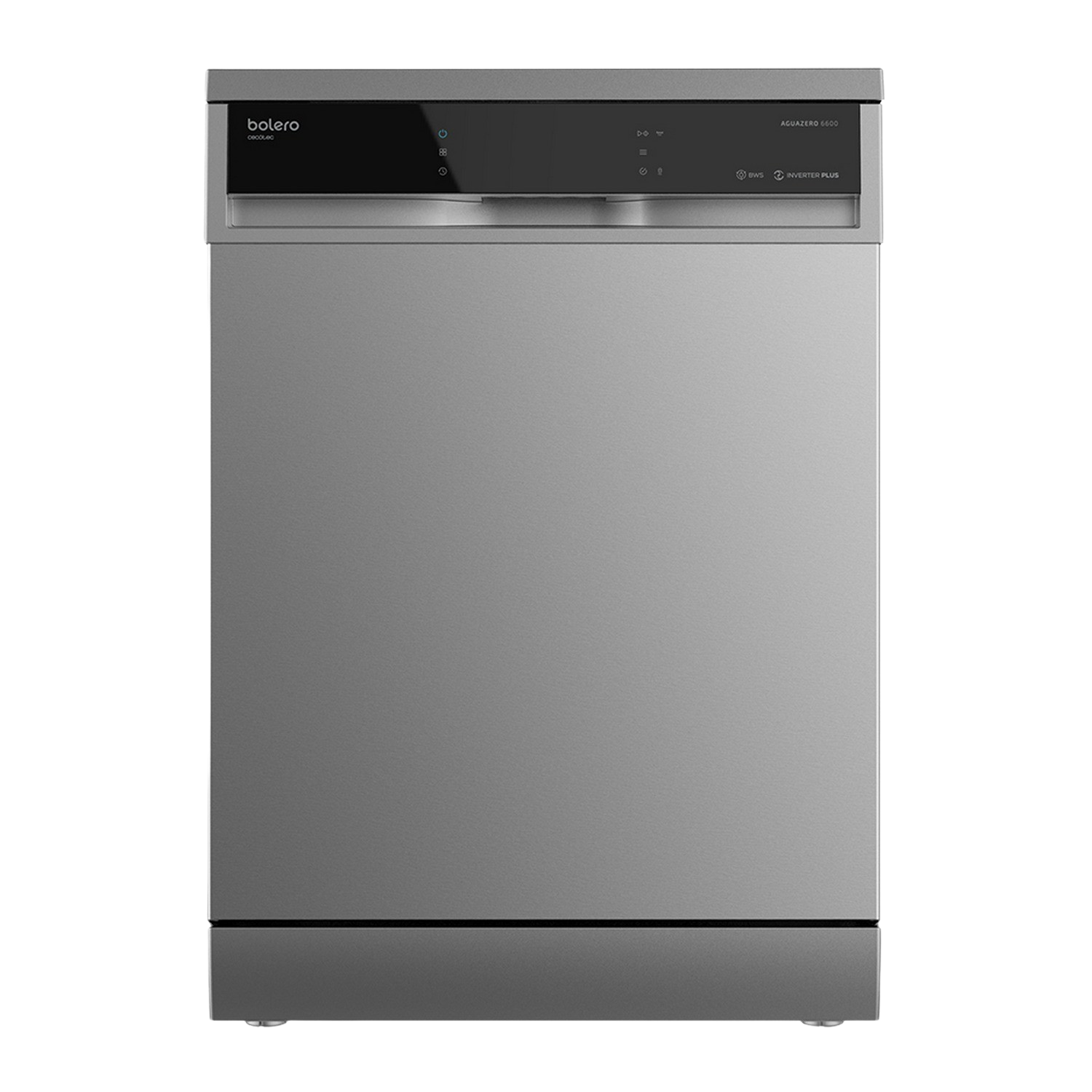 Lavavajillas Cecotec Bolero aguazero 6600 libre instalación 13 servicios 8 programas 60 cm inox independiente bajo consumo 14 cubiertos 44 db modo confort wash