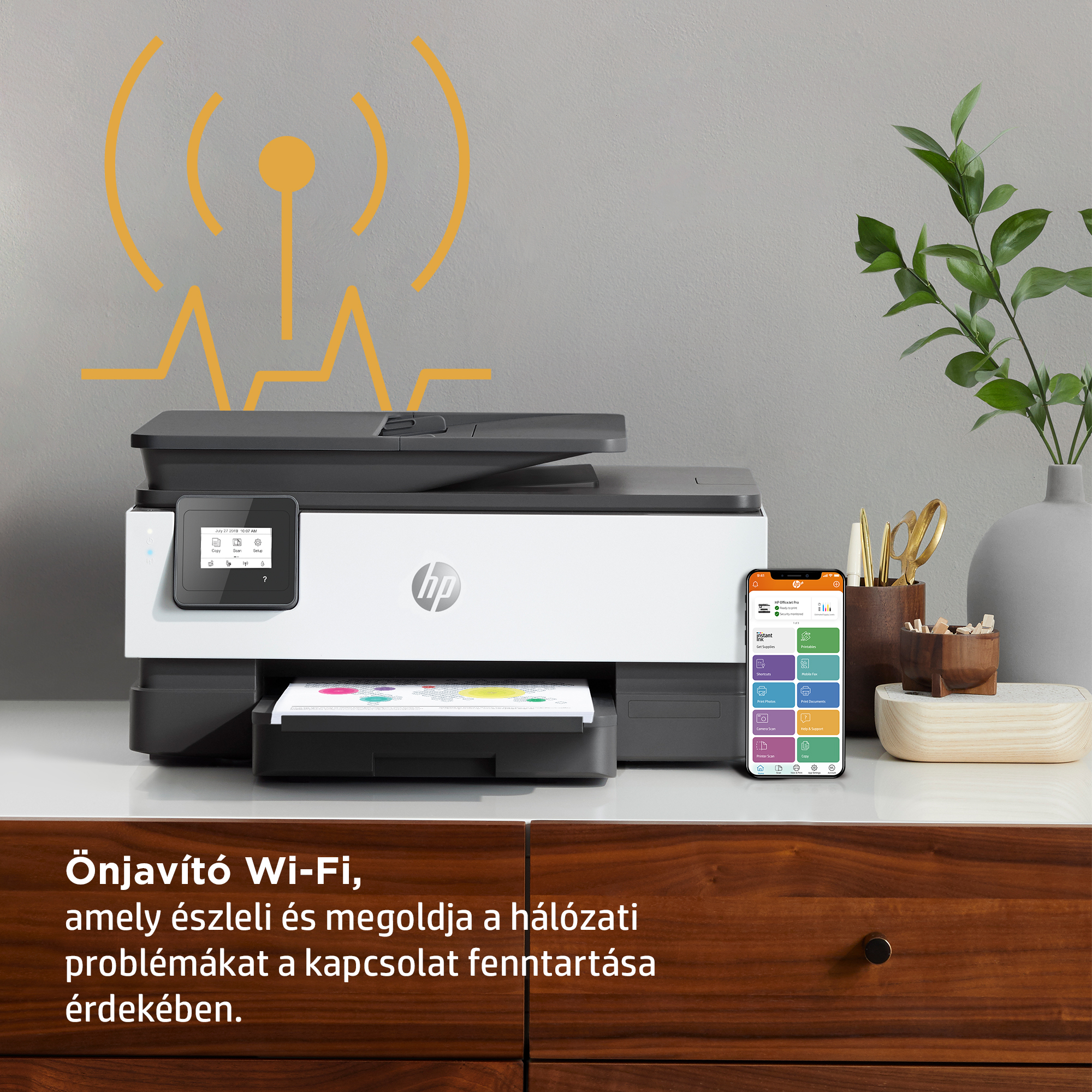 HP OfficeJet 8012E HP+, Instant Ink ready multifunkciós színes DUPLEX WiFi tintasugaras nyomtató (228F8B)