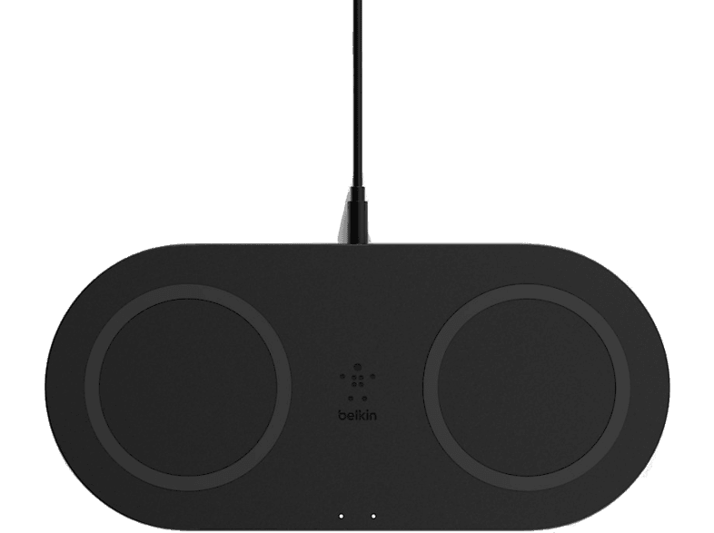 Belkin 10W İkili Hızlı Kablosuz Şarj Cihazı Siyah