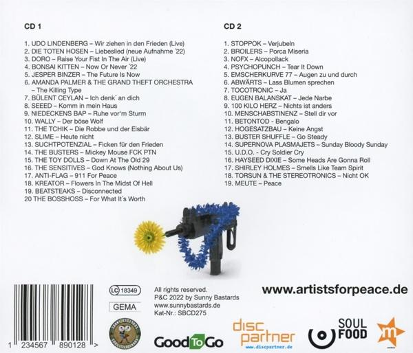 Artists For Peace - Love,Peace And Harmonies (Benefiz 2 CD)  - (CD)