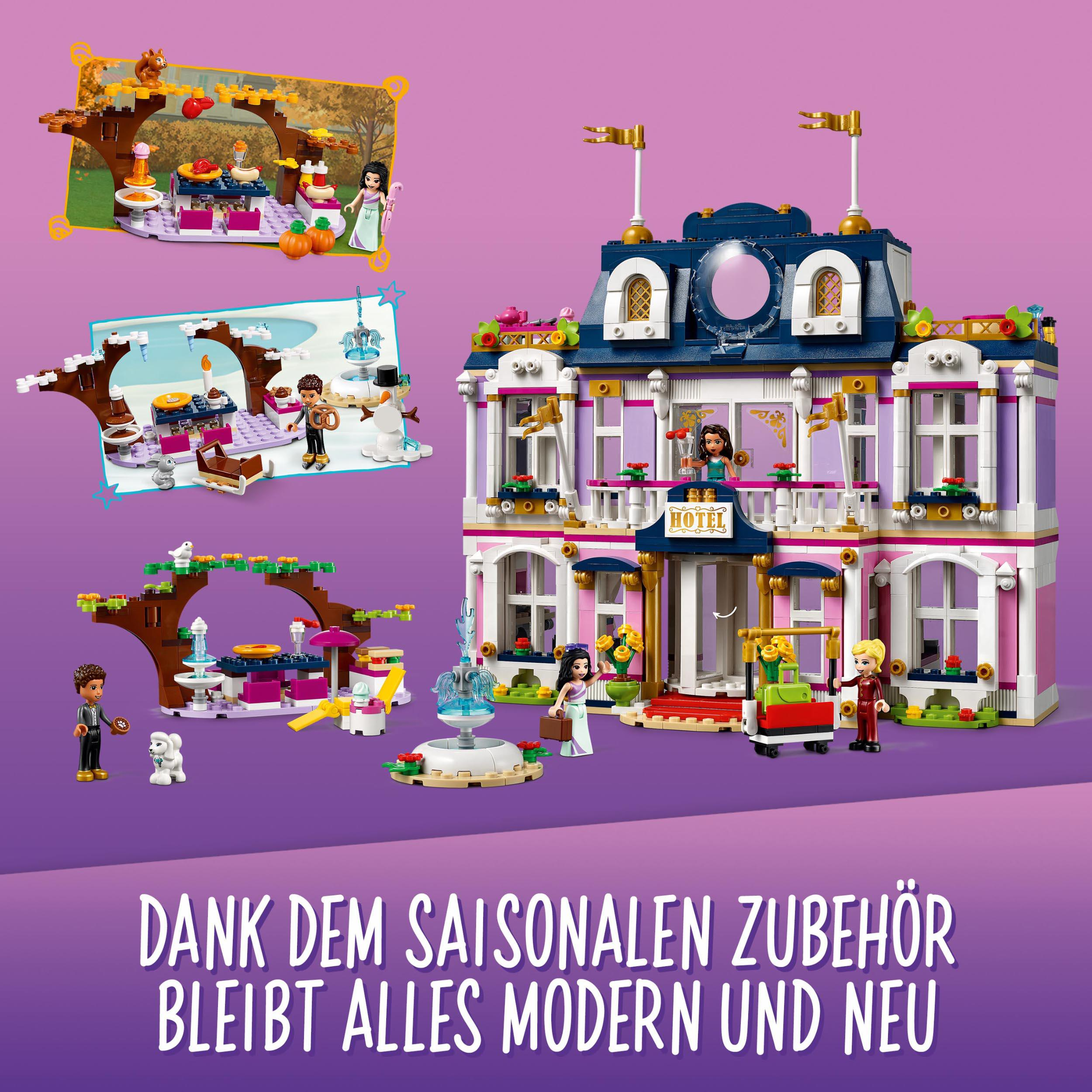 LEGO Friends 41684 Heartlake City Hotel Bausatz, Mehrfarbig