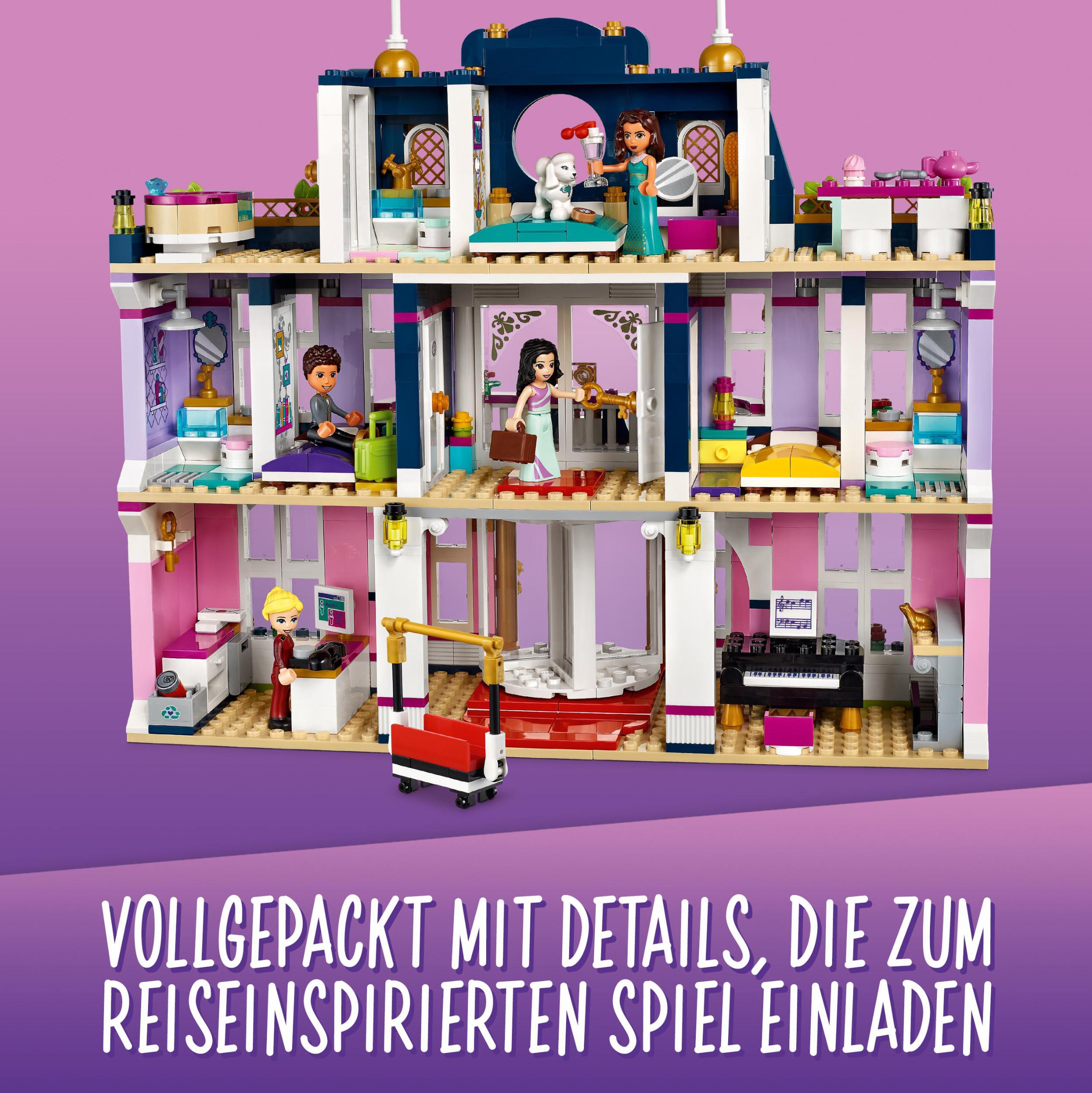 LEGO Friends 41684 Heartlake City Hotel Bausatz, Mehrfarbig
