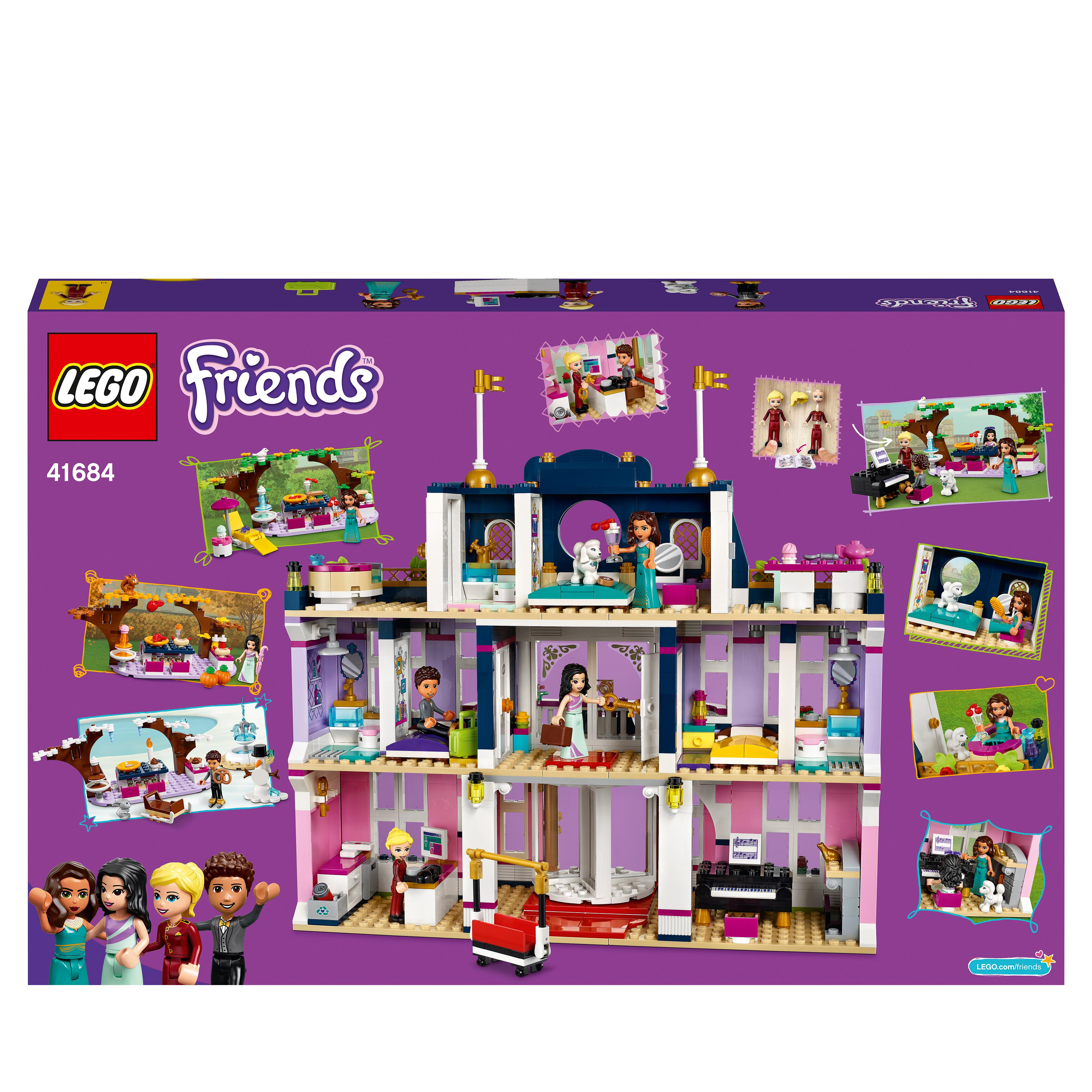 LEGO Friends 41684 Heartlake City Hotel Bausatz, Mehrfarbig
