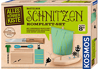KOSMOS Schnitzen Komplett-Set 2022 Bastelbox, Mehrfarbig