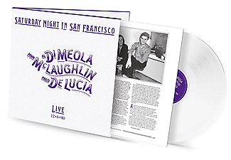 Al Di Meola, John McLaughlin, Paco de Lucía - Saturday Night In San Francisco (Limited Crystal Clear Vinyl) (Gatefold) (Vinyl LP (nagylemez))