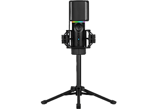 STREAMPLIFY RGB-mikrofon med stativ
