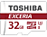 TOSHIBA Exceria M302 32GB microSDHC memóriakártya adapterrel (THN-M302R0320EA)