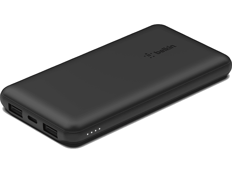 BELKIN 10K Powerbank + Usb-C 15W Çift Usb-A 15Cm Usb-A - C Kablo Taşınabilir Şarj Cihazı Siyah