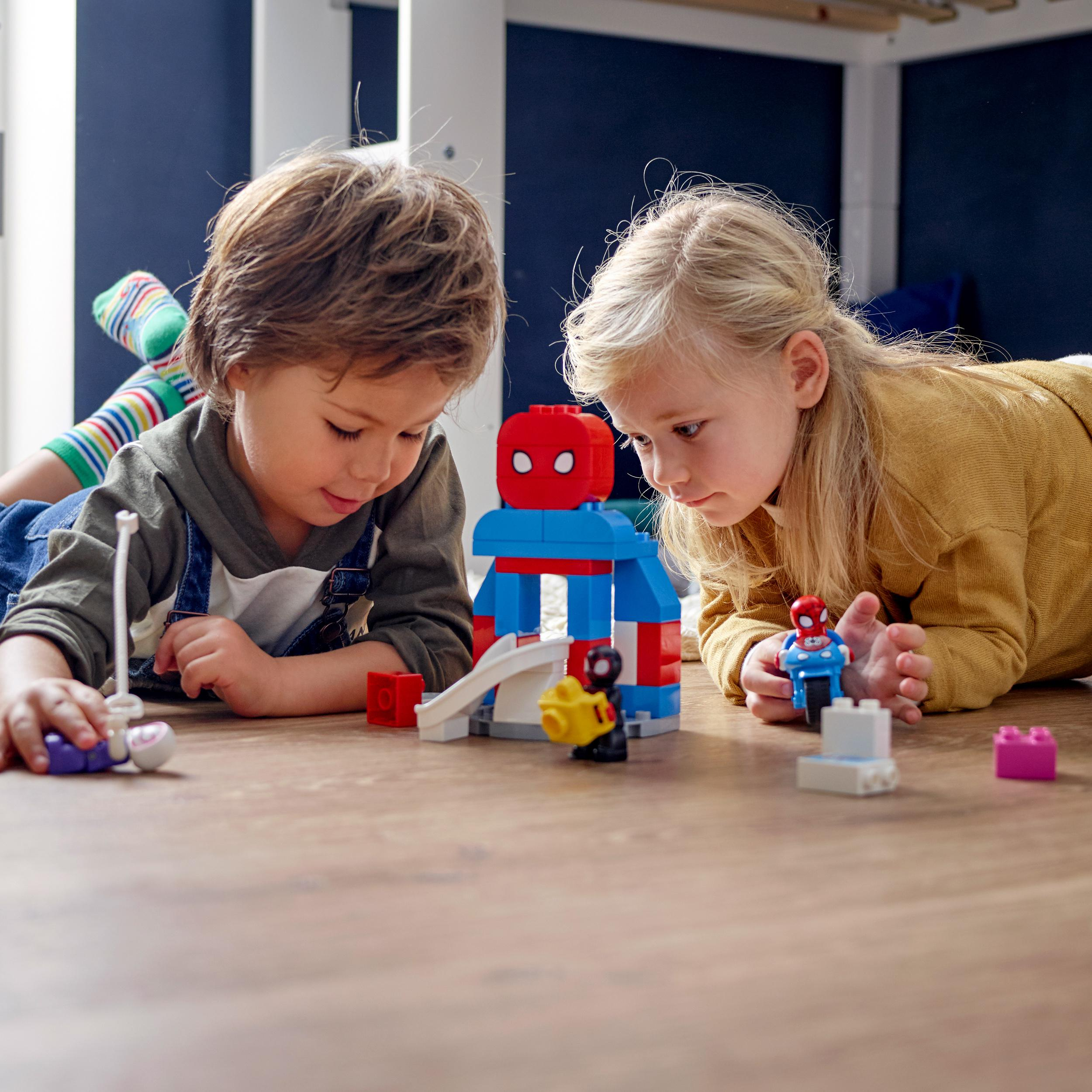 LEGO DUPLO Super Heroes 10940 Spider-Mans Hauptquartier Spielset, Mehrfarbig