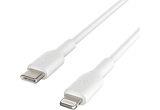 BELKIN 1M BC USB-C Lightning Kablo Beyaz_1