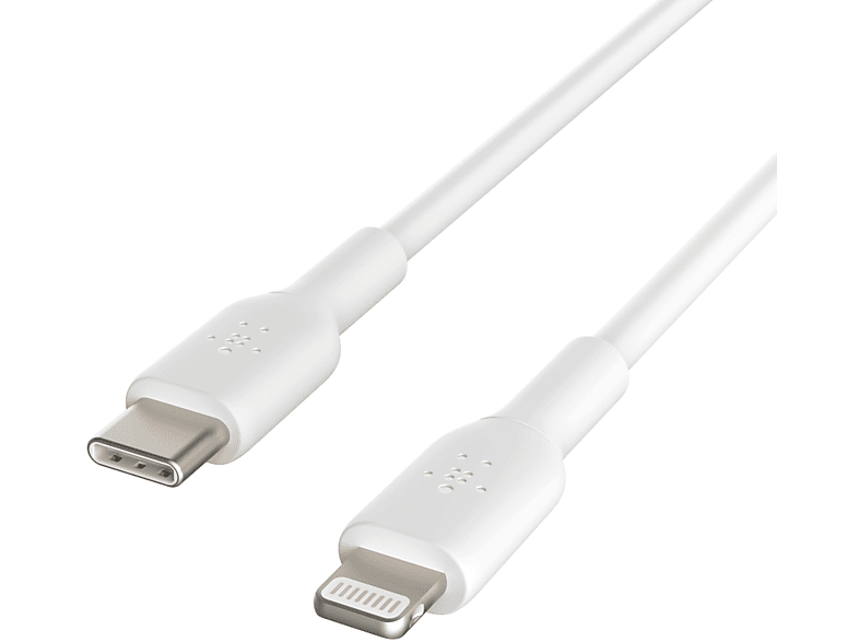 BELKIN 1M BC USB-C Lightning Kablo Beyaz_1