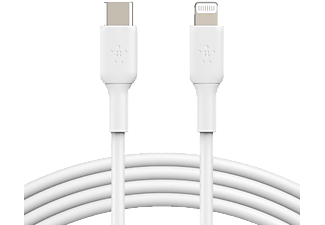 BELKIN 1M BC USB-C Lightning Kablo Beyaz_0