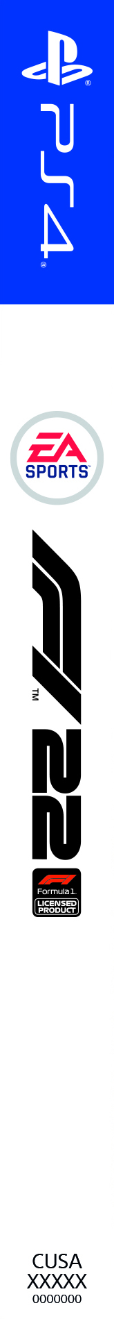 Werbebild mit PS4-Logo und EA Sports FIFA 22-Spiel-Logo.