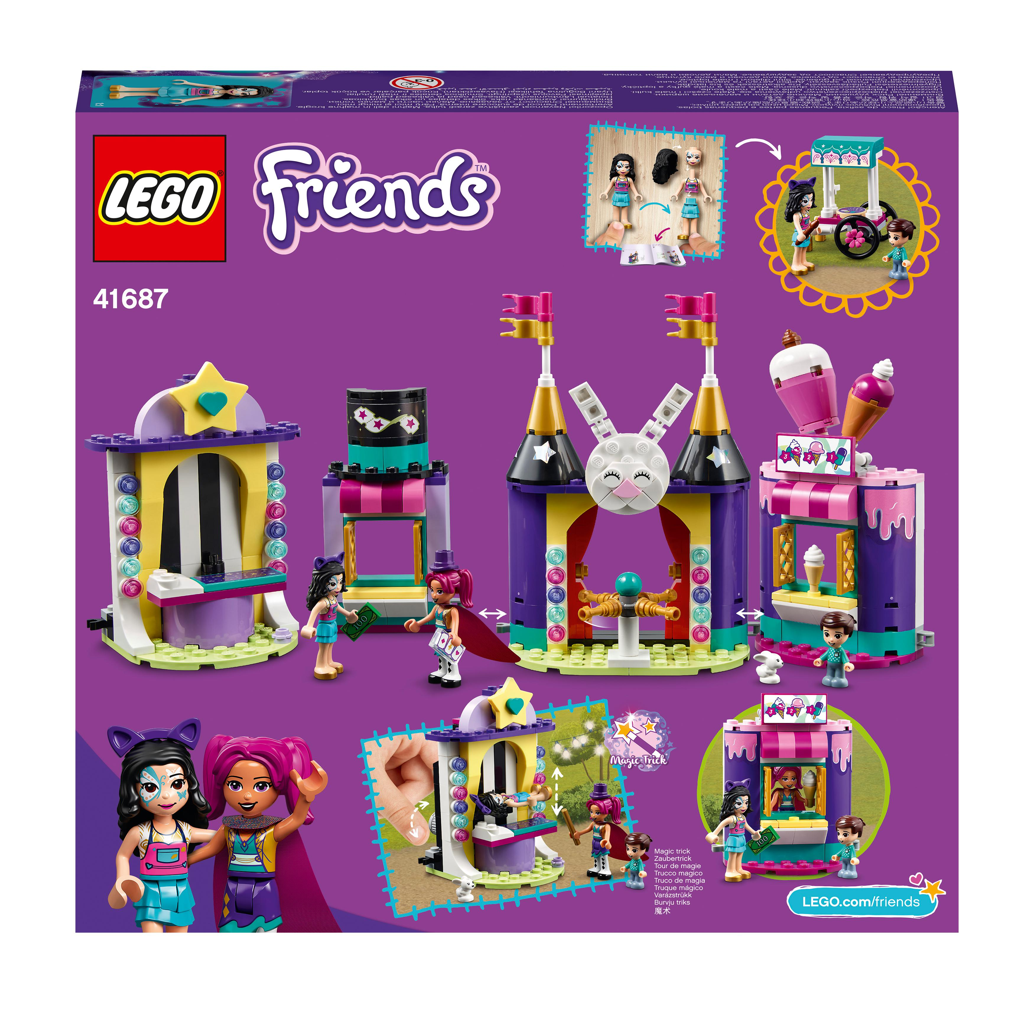 LEGO Friends 41687 Magische Jahrmarktbuden Bausatz, Mehrfarbig