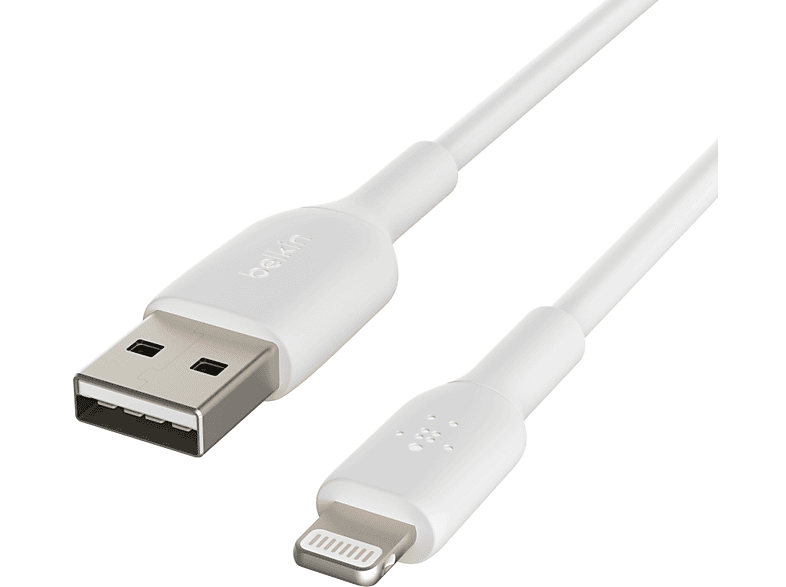 BELKIN 2m Apple Lightning Hızlı Şarj ve Data Kablosu Beyaz_1