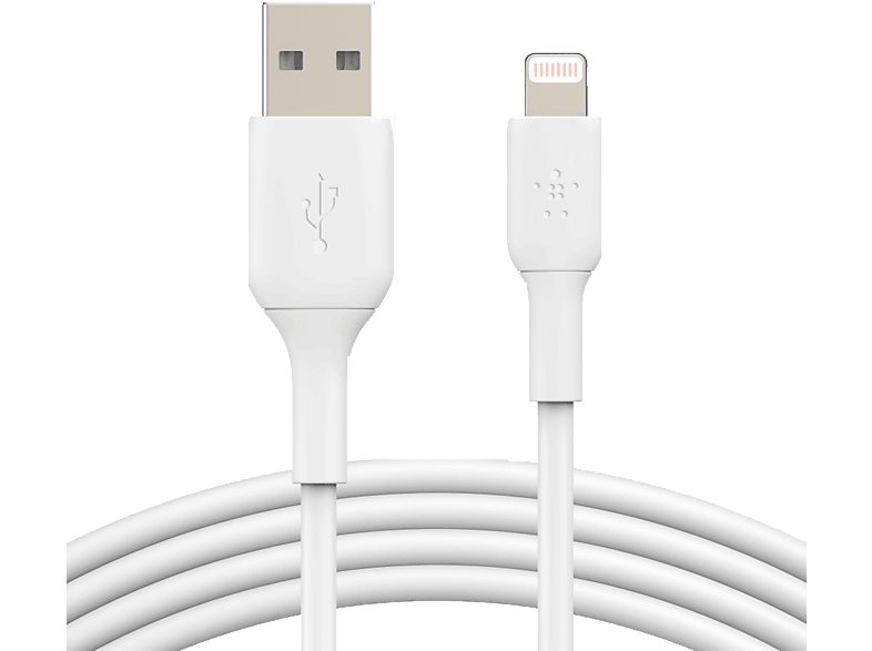 BELKIN 2m Apple Lightning Hızlı Şarj ve Data Kablosu Beyaz_0