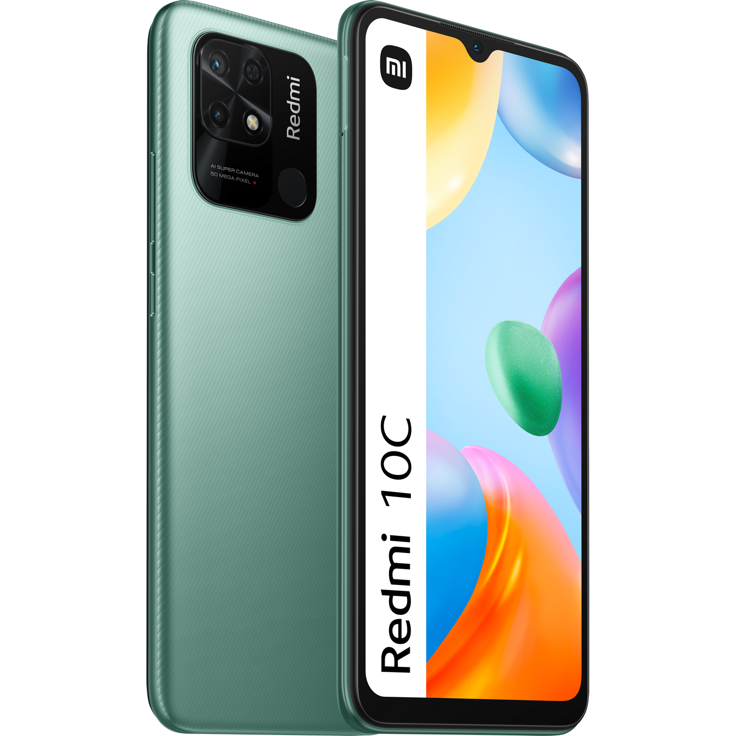 Móvil - Xiaomi Redmi 10C 4G, Mint Green, 64 GB, 4 GB RAM, 6.71 " HD+, Snapdragon® 680 , 5000mAh, Android