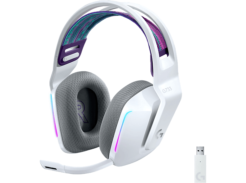 Logitech G G733 Wit Draadloze Gaming Headset