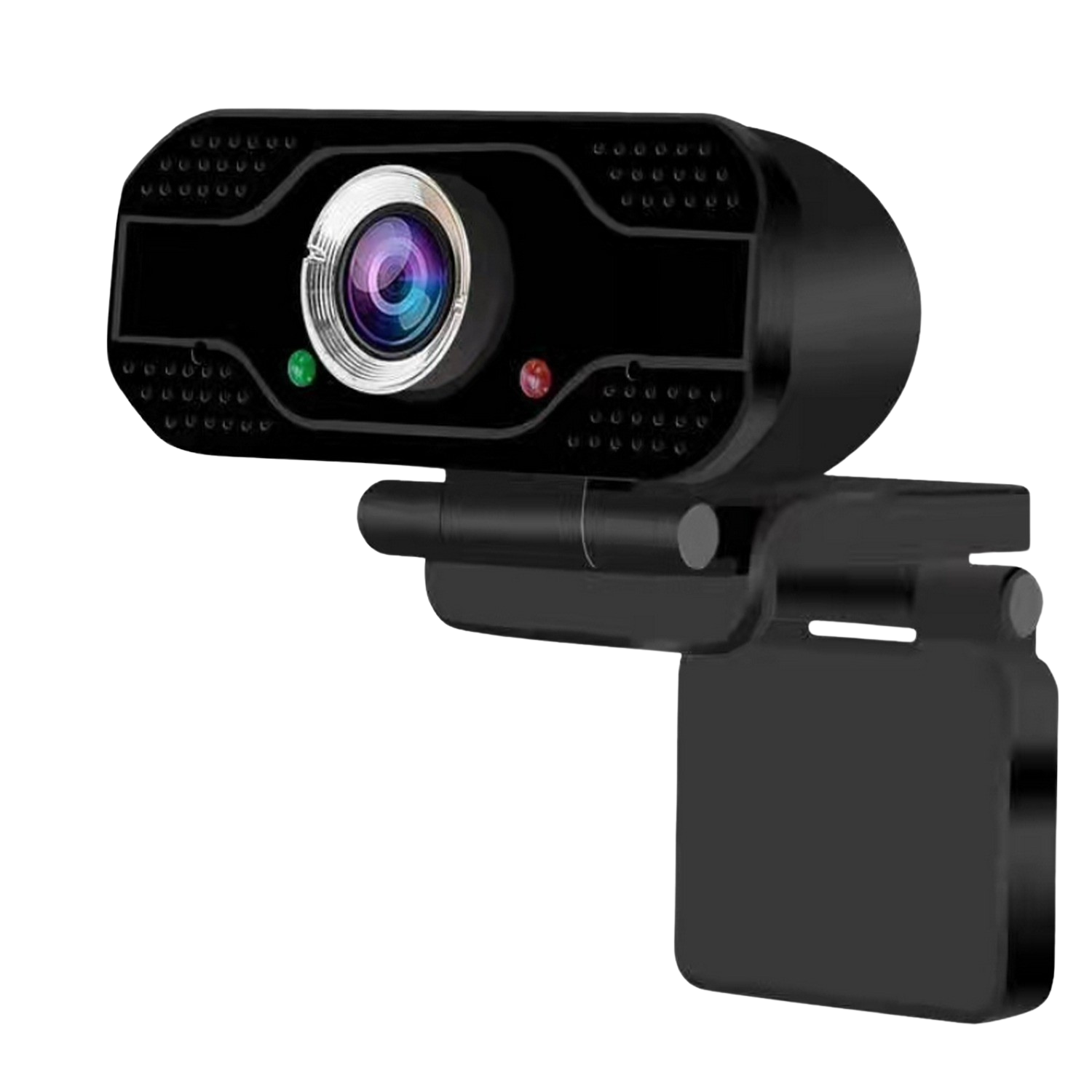 Webcam - Sveon STV 100, Full HD 1080, Ángulo de Visión 70º, HD CMOS Sensor, Micrófono, Plug and Play, Negro