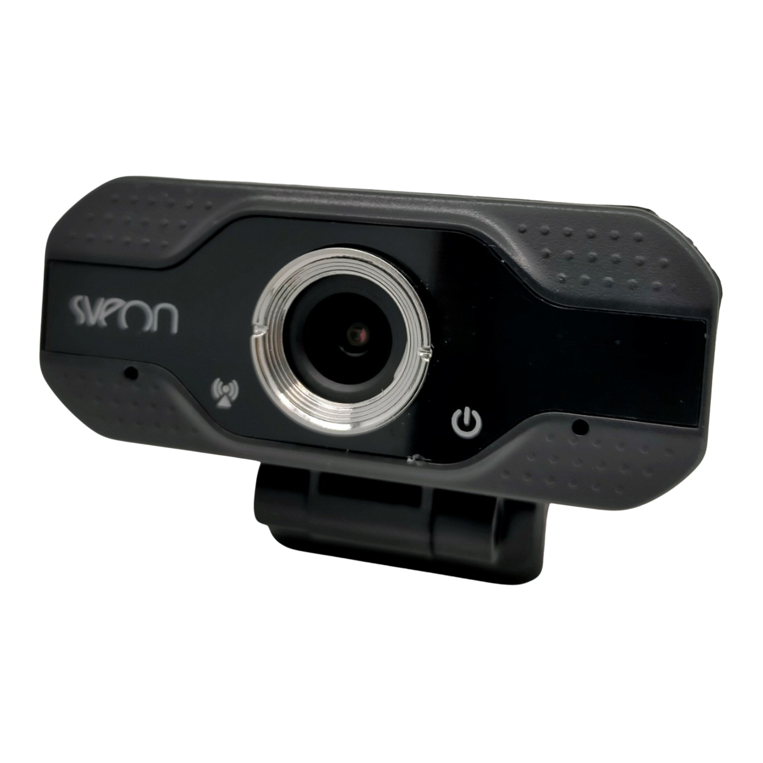 Webcam - Sveon STV 100, Full HD 1080, Ángulo de Visión 70º, HD CMOS Sensor, Micrófono, Plug and Play, Negro