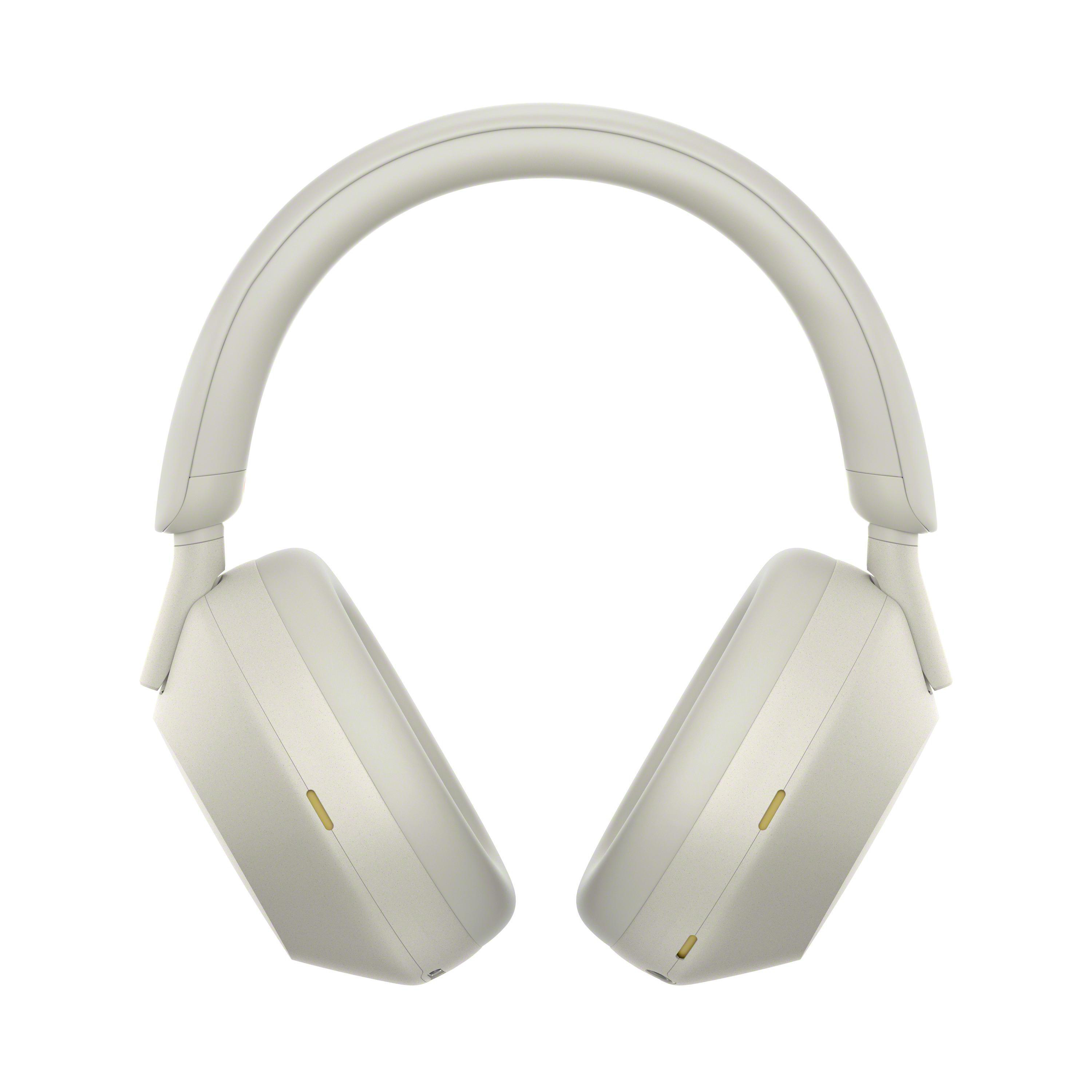 Over-ear Bluetooth Cancelling, WH-1000XM5, Kopfhörer Silver SONY Noise