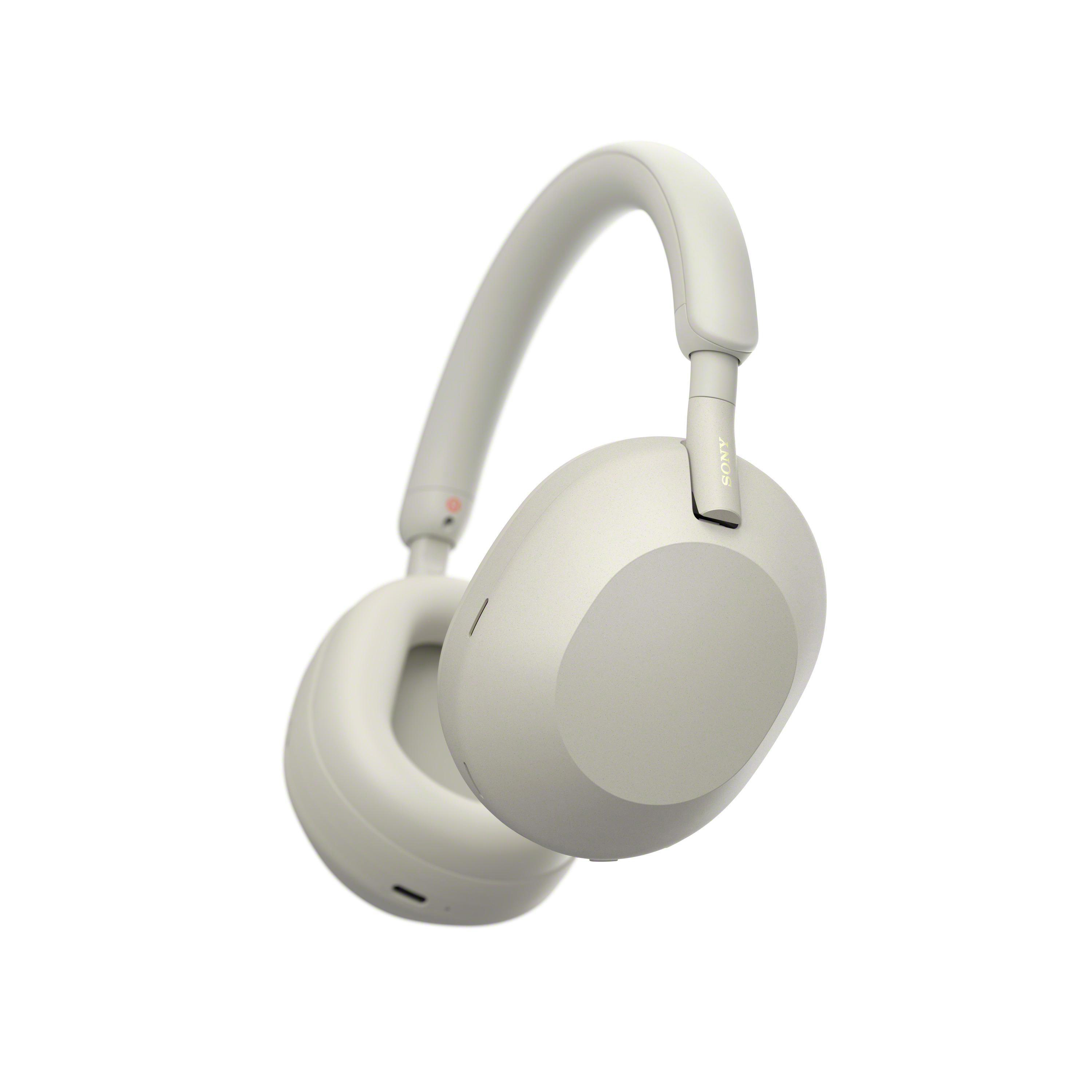 SONY WH-1000XM5, Cancelling, Kopfhörer Noise Silver Over-ear Bluetooth