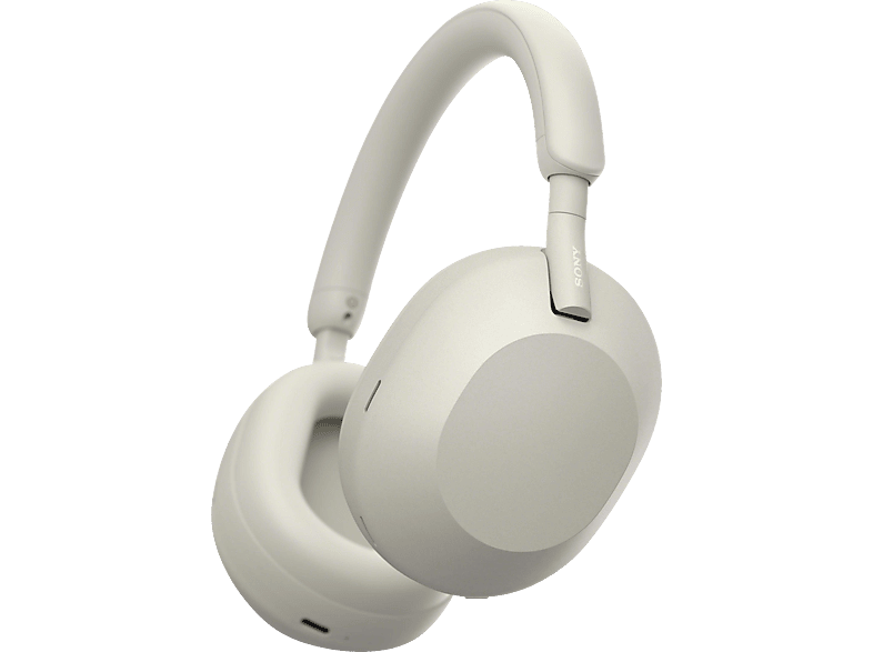 SONY WH-1000XM5, Noise Cancelling, Kopfhörer Bluetooth Over-ear Silver