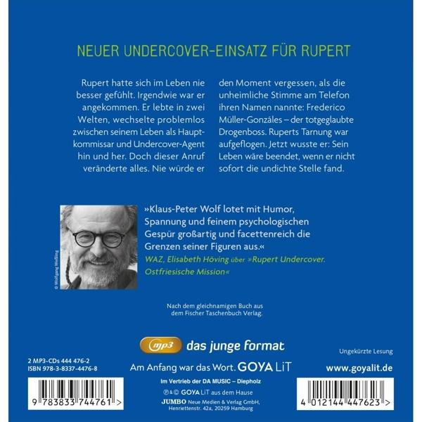 Ein Buchcover auf Deutsch mit einem Porträt eines Mannes, Text und einem blau-weißen Hintergrund.