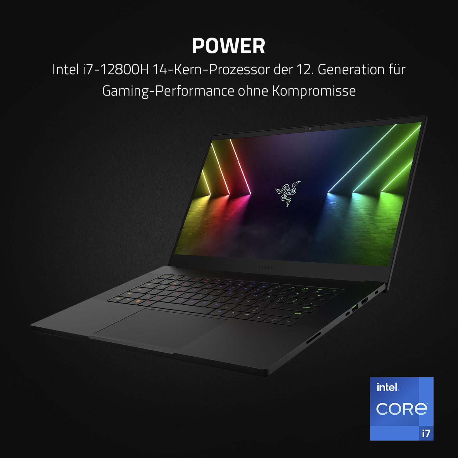 RAZER RAZER BLADE 15 - 15 Zoll - Intel® Core™ i7 i7-12800H - 16 GB - 1 TB - NVIDIA GeForce RTX™ 3070 Ti - Windows 11 Home