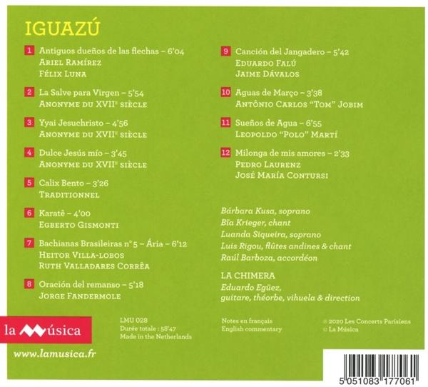 La Chimera Eduardo Eguez Luis Rigou - Iguazu  - (CD)