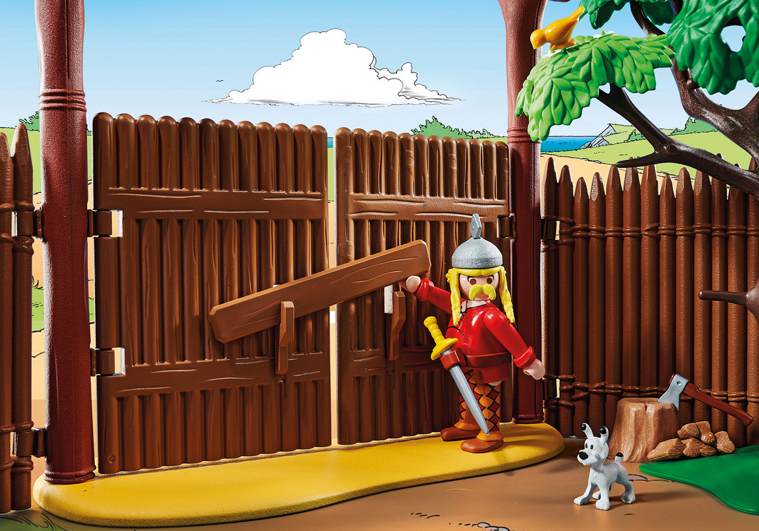 Großes Spielset, Dorffest PLAYMOBIL 70931 Mehrfarbig Asterix: