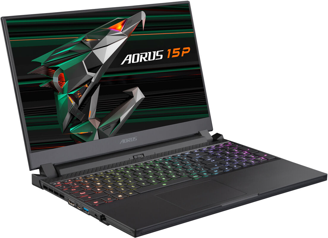 GIGABYTE Gaming Notebook AORUS 15P XD-73, i7-11800H, 16GB RAM, 1TB SSD, RTX3070, 15.6 Zoll FHD 240Hz, Grau Gaming Notebook, 15,6 Zoll, Full-HD, Intel® Core™ i7-11800H Prozessor (24 MB Cache, bis zu 4.60 GHz), 16 GB, 1000 GB SSD, Windows 11 Home
