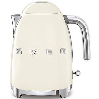 SMEG KLF 03, 50er Jahre Retro Style Wasserkocher (Creme, 1.7 Liter, 2400 Watt)