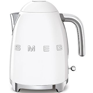 SMEG KLF03, 50er Jahre Retro Style Wasserkocher (Weiß, 1.7 Liter, 2400 Watt)