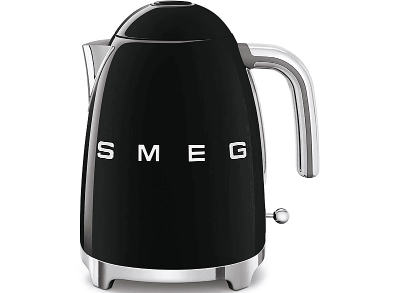 Smeg KLF03BLEU Wasserkocher (Schwarz, 1.7 Liter, 2400 Watt)