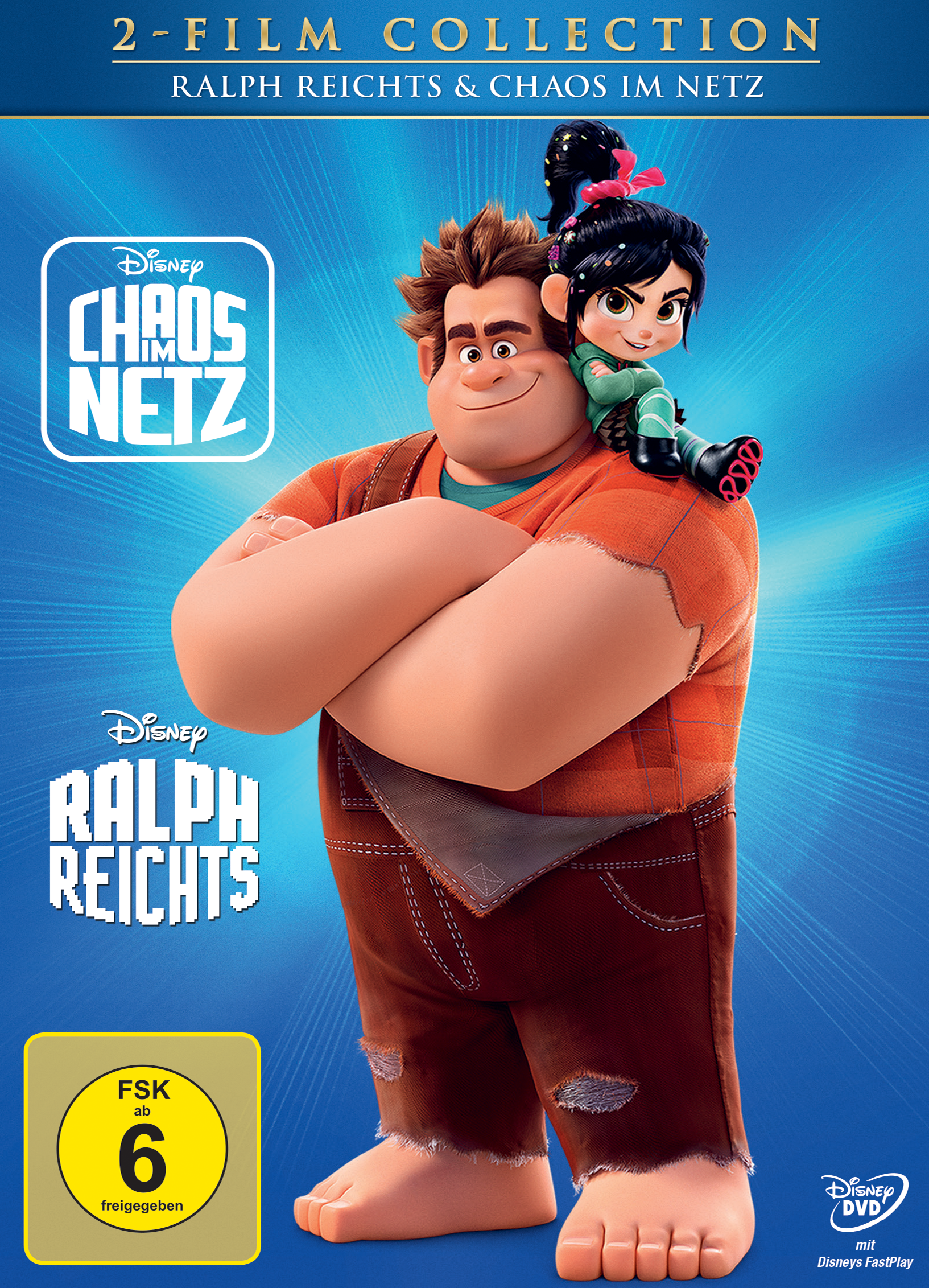 DVD-Cover mit Zeichentrickfiguren und Titel.