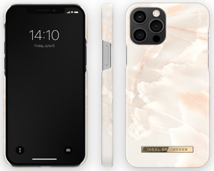 IDEAL OF SWEDEN Cover Fashion iPhone 12 Rose Pearl Marble (DS FC257-IP12)