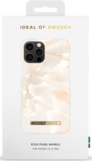 IDEAL OF SWEDEN Cover Fashion iPhone 12 Rose Pearl Marble (DS FC257-IP12)