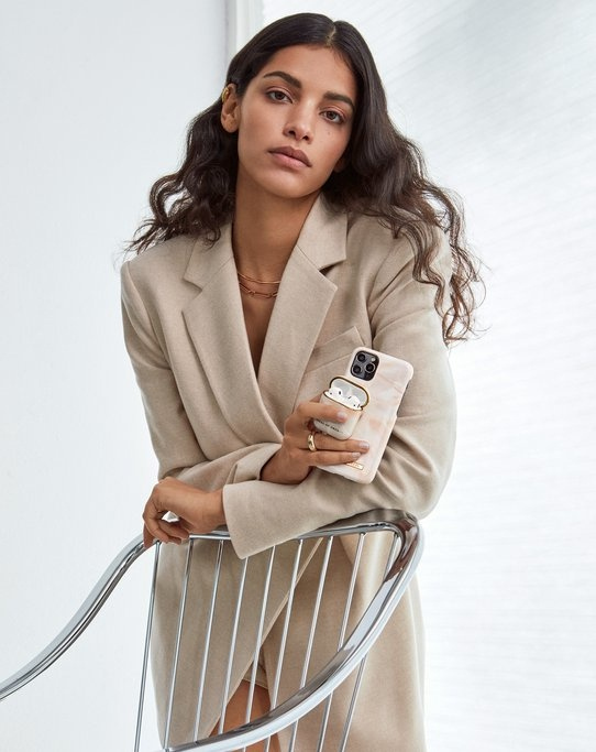 IDEAL OF SWEDEN Cover Fashion iPhone 12 Rose Pearl Marble (DS FC257-IP12)