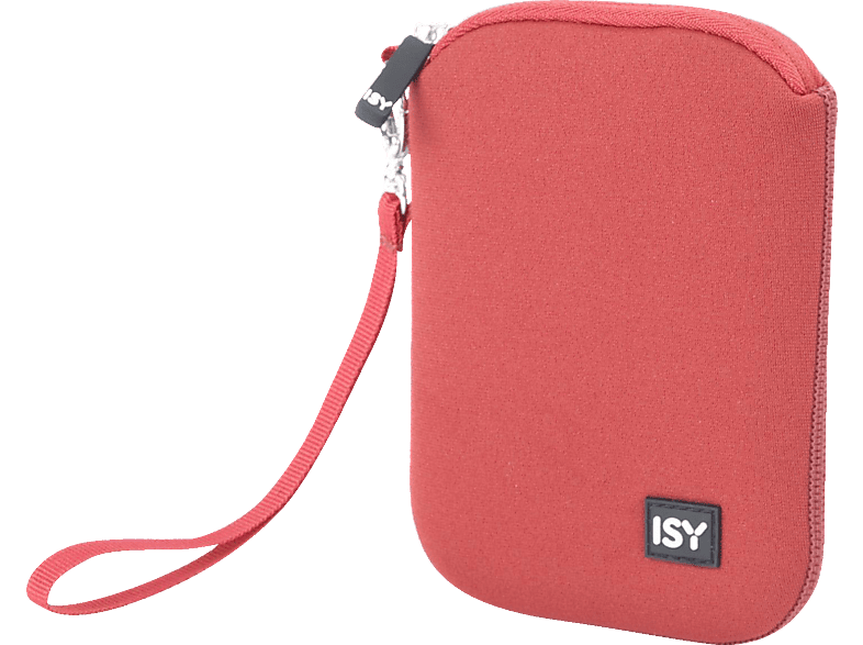 ISY IDB-1500 Sleeve für externe 2.5 Zoll Festplatten Hülle Rot